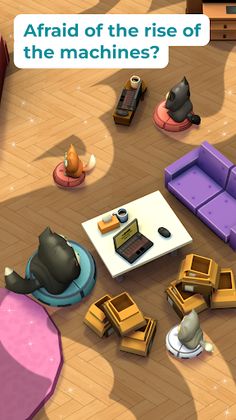 Vacuum cats: battle io games - Screenshot 2