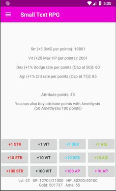 Small Text RPG - Screenshot 3