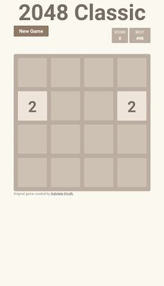 2048 Classic - Screenshot 4