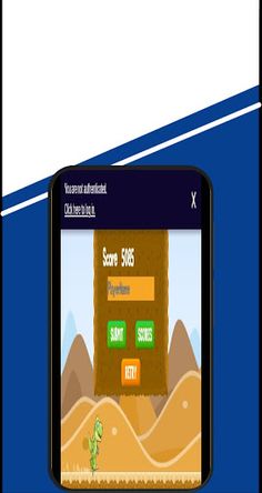 Dino Run - Enormous Button - Screenshot 2