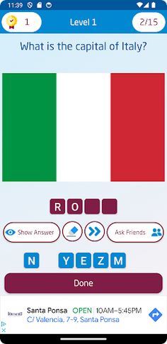 Country quiz - Screenshot 3