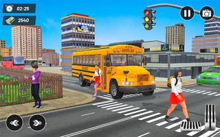 School Bus Driving Games 3D - Screenshot 1