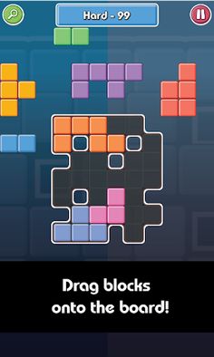 Block Hole puzzle : Tangram - Screenshot 1