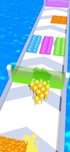 Pop it Crowd Run - Screenshot 2