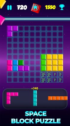 Space Block Puzzle - Screenshot 1