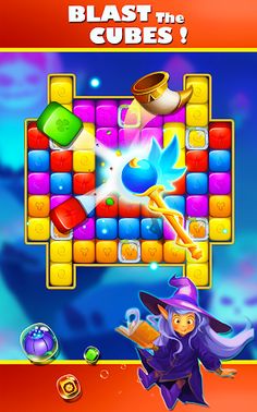Witch Cube Blast: Match Game - Screenshot 2