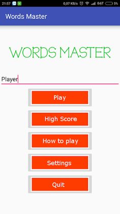 Words Master - Screenshot 1