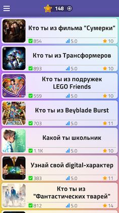 Тесты 2: Кто ты? - Screenshot 3