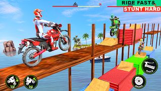 Mega Ramp Moto Stunt Bike Game - Screenshot 2