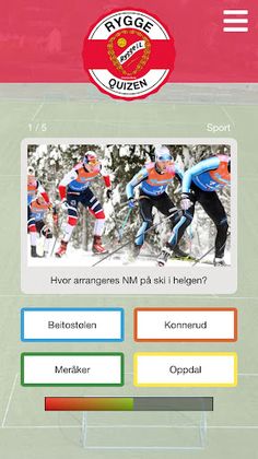 RyggeQuizen - Screenshot 2