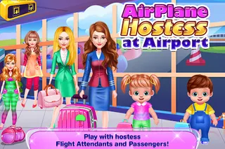 Flight Attendants Airport Game - Screenshot 1