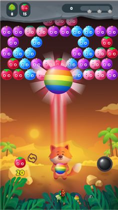 Fruit Candy - Bubble Shoot - Screenshot 1