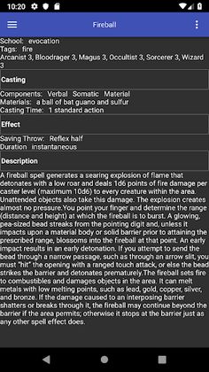 Traveling Spellbook for Pathfi - Screenshot 2