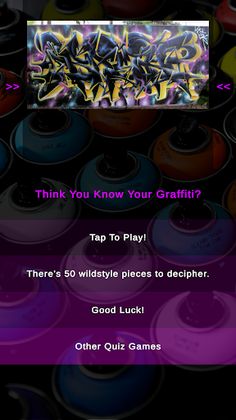 Wildstyle Graffiti Paint Quiz - Screenshot 1