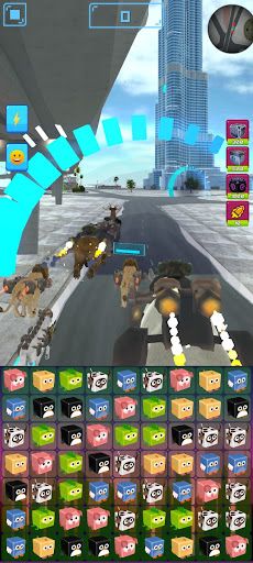 Animals match 3 Racing - Screenshot 1