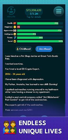 AltLife - Life Simulator - Screenshot 1