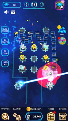 Space Merge Turret 3D - Screenshot 4