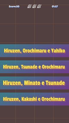 Quiz Anime : Jiraya Ero-sennin - Screenshot 4