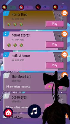 Piano Tiles: Siren Head Game - Screenshot 1