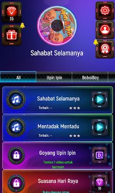 EDM Magic Upin Ipin Tiles Hop - Screenshot 1