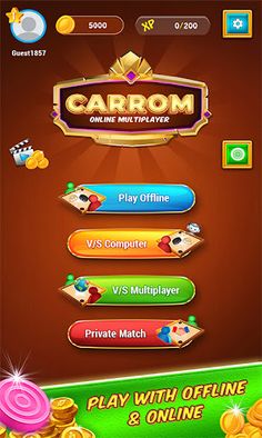 Carrom  Board : Disc Pool Game - Screenshot 1
