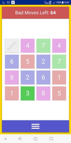 Number Memory Game - Screenshot 1