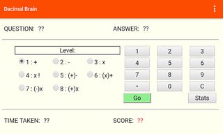 Decimal Brain - Screenshot 1