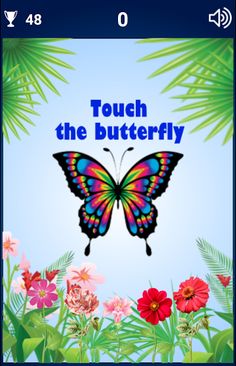 Click on the butterfly - Screenshot 1