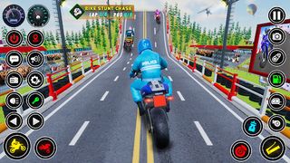 Police bike Stunt Bike Racing - Screenshot 2