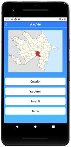 Azerbaijan Map Game - Screenshot 3