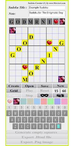 Free Sudoku Creator - Screenshot 1