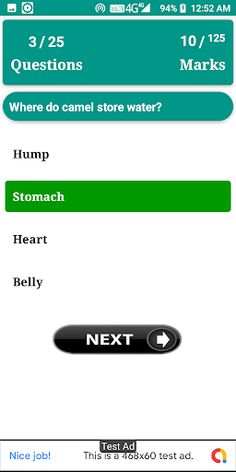 Quiz app - Screenshot 3