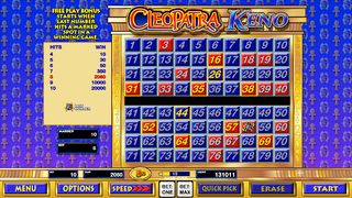 Keno Games with Cleopatra Keno - Screenshot 3