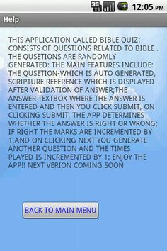 Bible Quiz Extra - Screenshot 2