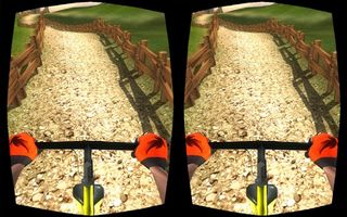 VR - MTB Downhill bicycle raci - Screenshot 1