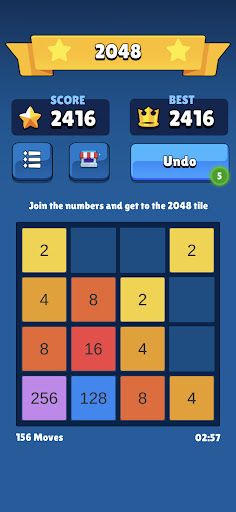 2048 Original Puzzle Game - Screenshot 3