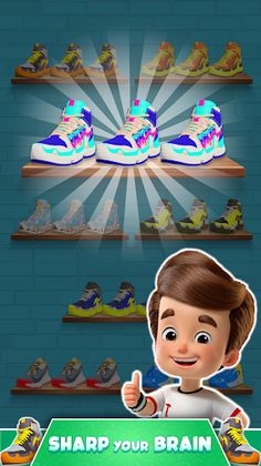 Sneaker Sort: Goods Match 3D - Screenshot 2