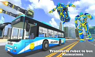 Real Bus Robot Car Battle Game - Screenshot 2