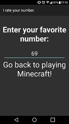 I rate your number. - Screenshot 1