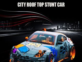 City Rooftop Stunt Car - Screenshot 1