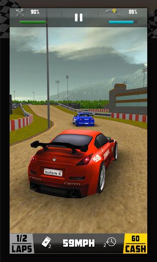 Thumb car race dirt drift VR - Screenshot 3