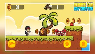 online shooting games -Runner - Screenshot 2