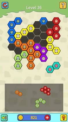 Hex Block Puzzle - monster - Screenshot 3