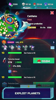 Idle Mushrooms: Space Empire - Screenshot 3