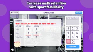 Math Fluency with Sports: x, ÷ - Screenshot 3