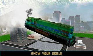 Flying Train Driver 3D 2020 - Screenshot 2