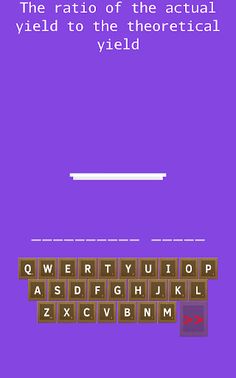 Chemistry Terms Hangman Test - Screenshot 1