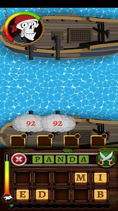 The Pirate's Letter: word game - Screenshot 2
