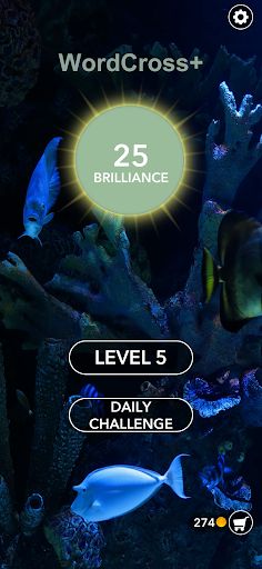 Crossword Bookworm: WordCross+ - Screenshot 1