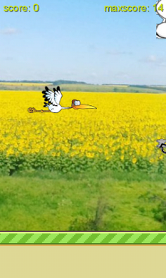 Flappy Stork Game - Screenshot 2